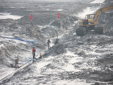 月东油田海底管线安装项目（2011-2012年--天时集团）